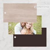 "joconde" - Wedding Favor Tags in Mahogany by chocomocacino - Back of Card Options
