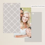 "Narrative" - Wedding Favor Tags in Frost by Jennifer Wick - Back of Card Options