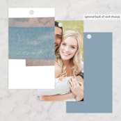 "sky poetry" - Wedding Favor Tags in Daylight by Sumak Studio - Back of Card Options