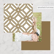 "Flourish" - Wedding Favor Tags in Antique by Jennifer Postorino - Back of Card Options