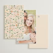 "Esther's garden" - Wedding Favor Tags in Ivory by Jennifer Wick - Back of Card Options