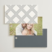 "The Ritz" - Wedding Favor Tags in Quartz by Kristie Kern - Back of Card Options
