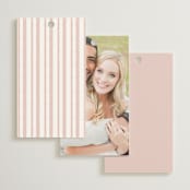 "Charlotte" - Wedding Favor Tags in Petal by Jenna Holcomb - Back of Card Options