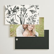 "SoHo" - Wedding Favor Tags in Silk by Kelly Schmidt - Back of Card Options