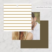 "Paradise" - Wedding Favor Tags in Midnight Ocean by GeekInk Design - Back of Card Options