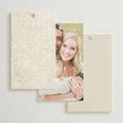 "Camille" - Wedding Favor Tags in Stone by Jackie Crawford - Back of Card Options