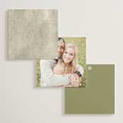 "Monogrammed" - Wedding Favor Tags in Spring by Petra Kern - Back of Card Options