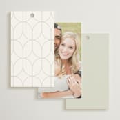 "Conley" - Wedding Favor Tags in Leaf by Kristie Kern - Back of Card Options