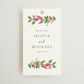 "Meadow Love" - Wedding Favor Tags in Tropical by Susan Moyal - Front