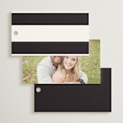 "Wedding Editorial" - Wedding Favor Tags in Tuxedo by Ana de Sousa - Back of Card Options