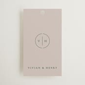 "wellness" - Wedding Favor Tags in Vineyard by Sumak Studio - Front