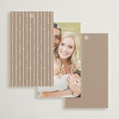 "Luxe script" - Wedding Favor Tags in Pearl by Hooray Creative - Back of Card Options