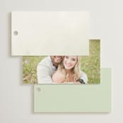 "Hillside" - Wedding Favor Tags in Moss by Hannah Williams - Back of Card Options