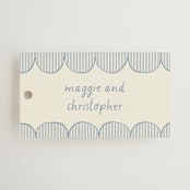 "Florence" - Wedding Favor Tags in Sky by Kelly Watkins - Front