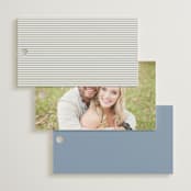"Florence" - Wedding Favor Tags in Sky by Kelly Watkins - Back of Card Options