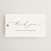 "Join Together" - Wedding Favor Tags in Inked by Design Lotus - Front
