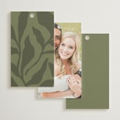 "Fero" - Wedding Favor Tags in Blush by Pati Cascino - Back of Card Options