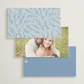 "Aristocratic" - Wedding Favor Tags in Sky by Creo Study - Back of Card Options