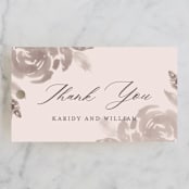 "set in stone" - Wedding Favor Tags in Dusty Rose by Mansi Verma - Front