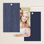 "Ophelia's Garden" - Wedding Favor Tags in Bluebell by Oma N. Ramkhelawan - Back of Card Options