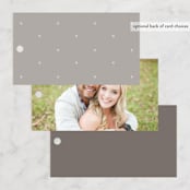 "calisson" - Wedding Favor Tags in Mist by chocomocacino - Back of Card Options