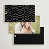 "Classy Type" - Wedding Favor Tags in Lily by Hooray Creative - Back of Card Options