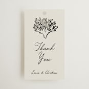 "Puglia" - Wedding Favor Tags in Rock by Pati Cascino - Front