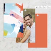 "Happy Day" - Wedding Favor Tags in Carnival by Angela Marzuki - Back of Card Options
