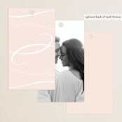 "So in Love" - Wedding Favor Tags in Cloud by Stacey Meacham - Back of Card Options