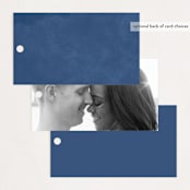 "Aspen" - Wedding Favor Tags in Midnight by Kristie Kern - Back of Card Options