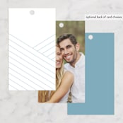 "Tide Pools" - Wedding Favor Tags in Sea by Krissy Bengtson - Back of Card Options