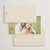 "Sense and Sensibility" - Wedding Favor Tags in Cloud by Design Lotus - Back of Card Options