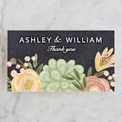 "botanica" - Wedding Favor Tags in Midnight by Griffinbell Paper Co. - Front