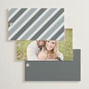 "The Big Picture" - Wedding Favor Tags in Ivory by Minted - Back of Card Options