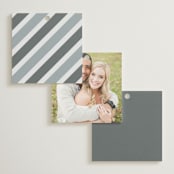 "The Big Picture" - Wedding Favor Tags in Ivory by Minted - Back of Card Options