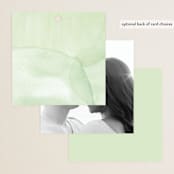 "Garden Square" - Wedding Favor Tags in Basil by Olivia Raufman - Back of Card Options