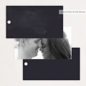 "Enchantment" - Wedding Favor Tags in Smoke by iamtanya - Back of Card Options