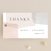 "Sculpture Garden" - Wedding Favor Tags in Desert by Hooray Creative - Front