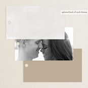 "Sculpture Garden" - Wedding Favor Tags in Desert by Hooray Creative - Back of Card Options