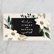 "Botanical Ring" - Wedding Favor Tags in Ivory by Susan Moyal - Front