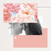 "Peony Gardens" - Wedding Favor Tags in Peony by Inna Moreva - Back of Card Options