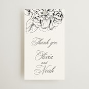 "Legacy" - Wedding Favor Tags in Pure by Design Lotus - Front