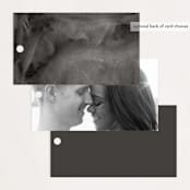 "Styled" - Wedding Favor Tags in Fog by Pixel and Hank - Back of Card Options