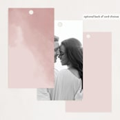 "veil sweet" - Wedding Favor Tags in Blush by Cass Imagines - Back of Card Options