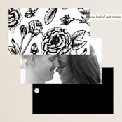 "Scripted Romance" - Wedding Favor Tags in Classic by Katherine Moynagh - Back of Card Options