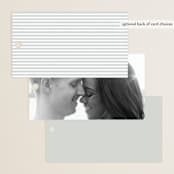 "Elegant Initials" - Wedding Favor Tags in Smoke by Sandra Picco Design - Back of Card Options
