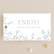 "Love Beyond Measure" - Wedding Favor Tags in Mineral by Oscar and Emma - Karly Depew - Front