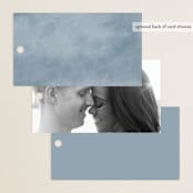 "Love Beyond Measure" - Wedding Favor Tags in Mineral by Oscar and Emma - Karly Depew - Back of Card Options