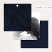 "Celestial" - Wedding Favor Tags in Night Sky by Carly Reed Walker - Back of Card Options
