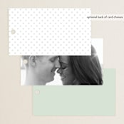 "Fresh Greenery" - Wedding Favor Tags in Mystic Forest by Jennifer Postorino - Back of Card Options